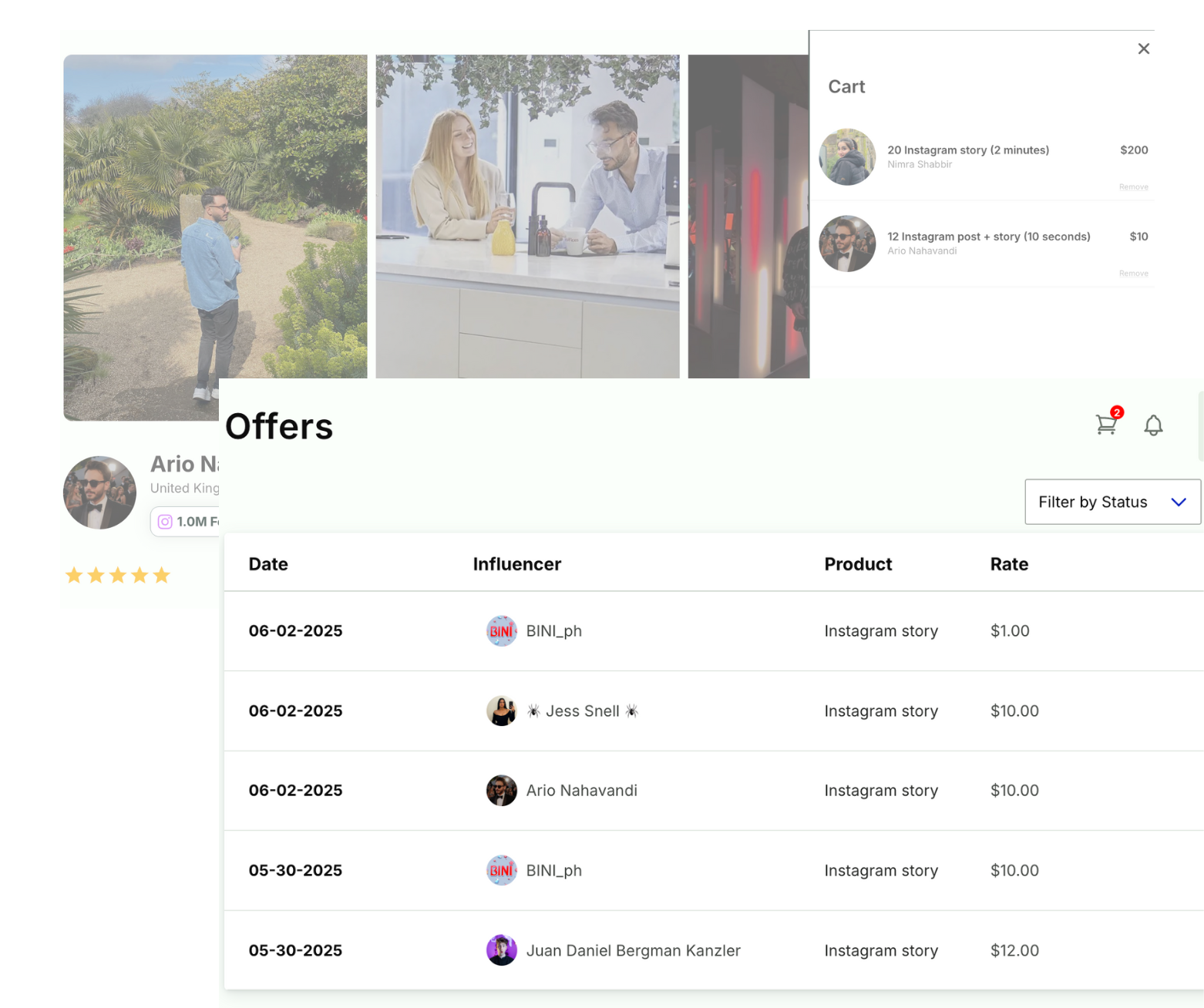 Influencer campaign brief